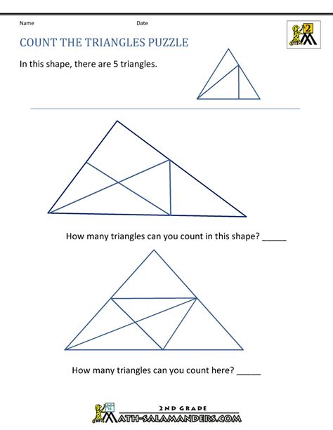 Math Puzzles for Kids - Shape Puzzles