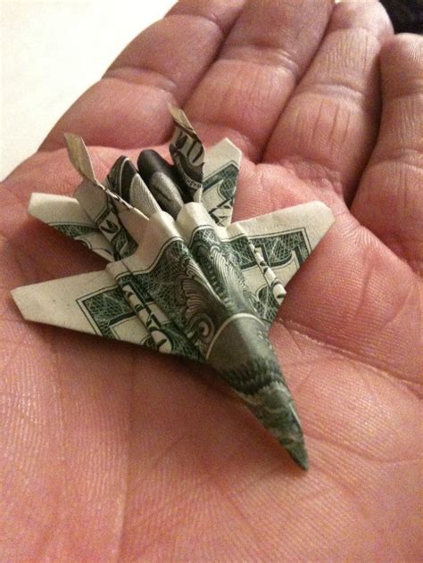 How to Fold an Origami F-18 Fighter Jet Out of a Dollar Bill ...