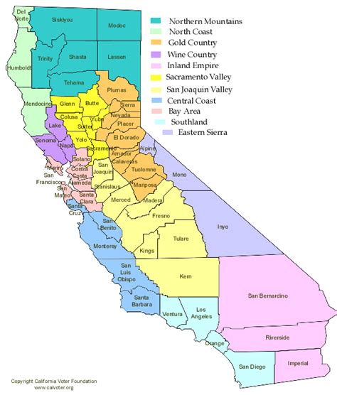 California Map Series | California Voter Foundation