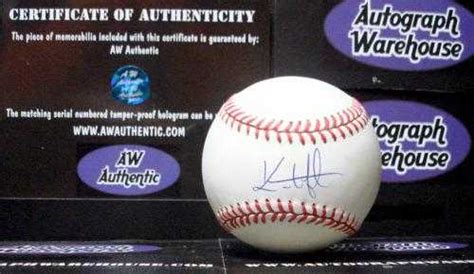 Kenny Lofton autographed Baseball