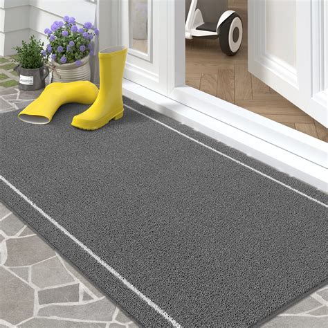 Color G Door Mats Outdoor, Anti-Slip Backing Waterproof Front Door Mat Outdoor, Easy Clean, Low ...