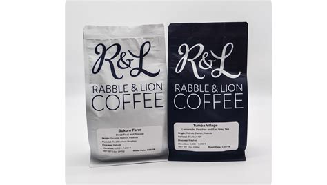 Rabble & Lion Coffee Logo and Packaging on Behance