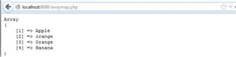 Array Map Function in PHP