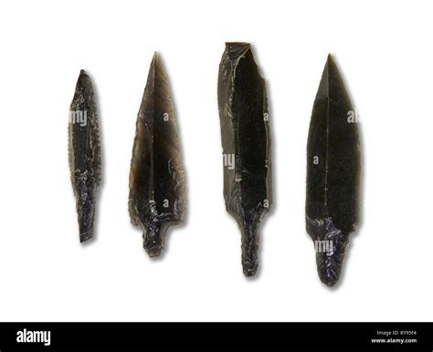 Obsidian spear Cut Out Stock Images & Pictures - Alamy