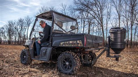 Moultrie ATV Spreader – Electronic Feed Gate - YouTube