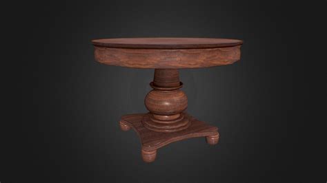Simple Wood Table - Download Free 3D model by Blender3D [707c332 ...