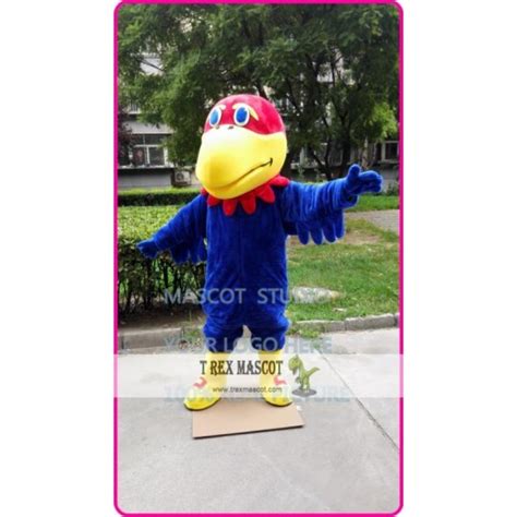 Mascot Blue Hawk Mascot Costuem Eagle Falcon