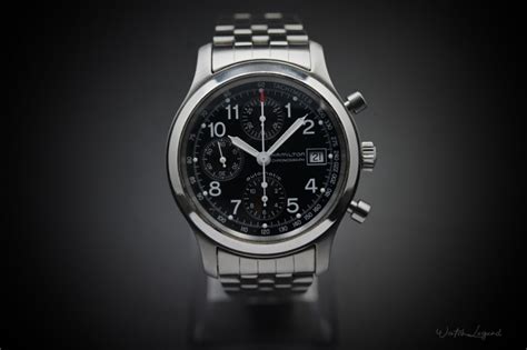 Hamilton khaki field chronograph 3828, valjoux 7750