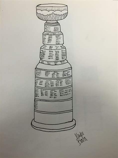 Stanley Cup Drawing | Drawings, Male sketch, Art