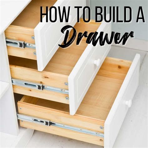 How to Build a Drawer - 3 Different Methods - The Handyman's Daughter