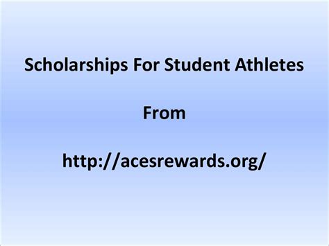 Scholarships for student athletes | Student athlete, Scholarships, Athletic scholarships