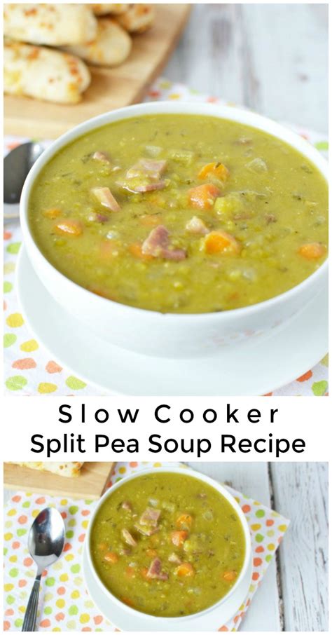 Slow Cooker Split Pea Soup Recipe - The Rebel Chick