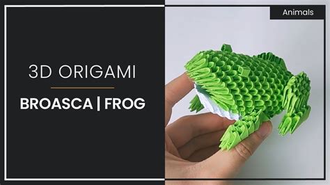 3D ORIGAMI | BROASCA | DIY TUTORIAL | 4K - YouTube