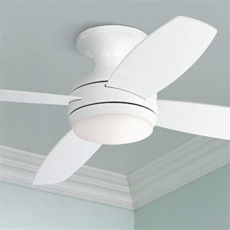 52″ Elite Modern Industrial Hugger Low Profile Indoor Ceiling Fan with ...