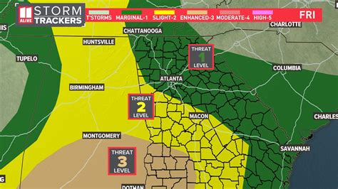 Atlanta Georgia weather this weekend | Storms possible | 11alive.com