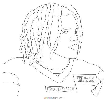 Tyreek Hill Coloring Pages To Print Coloring Pages