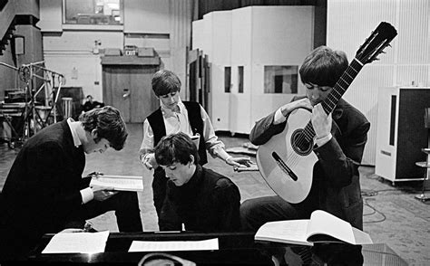 The Beatles in EMI (later Abbey Road) Studios. London, England. 1964. | Magnum Photos Store