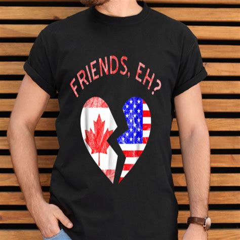 US Canada Flag Funny Eh Canadian American shirt, hoodie, sweater ...