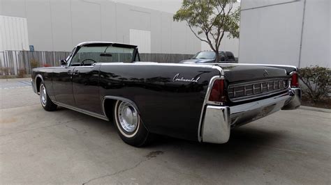 1963 Lincoln Continental Convertible all original black on black - Classic Lincoln Continental ...