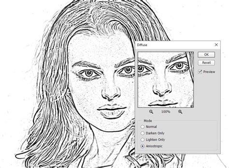 [FREE ] Line Art Photoshop Tutorial & Action