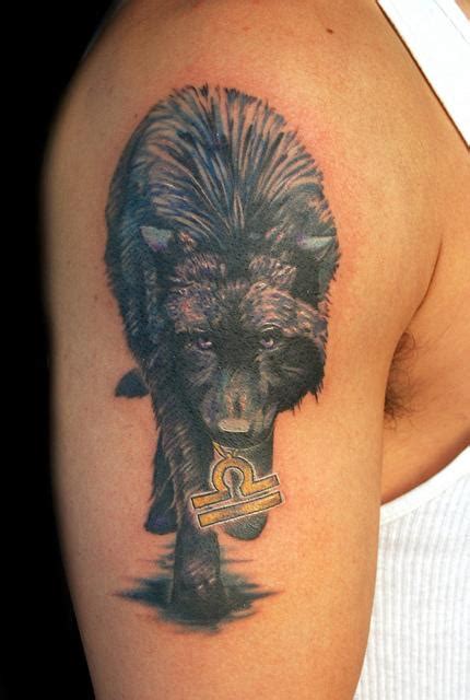 Dark Wolf Tattoo by Marvin Silva : Tattoos