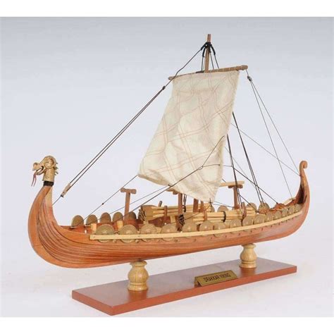 Handcrafted Drakkar Viking Model Ship – Adley & Company