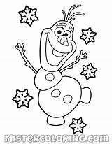 Coloring Pages Frozen 2 Olaf sketch template