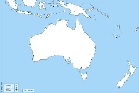 Southern Oceania Free Map Free Blank Map Free Outline Map Free Base | Images and Photos finder