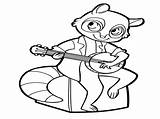 Banjo Malvorlage sketch template