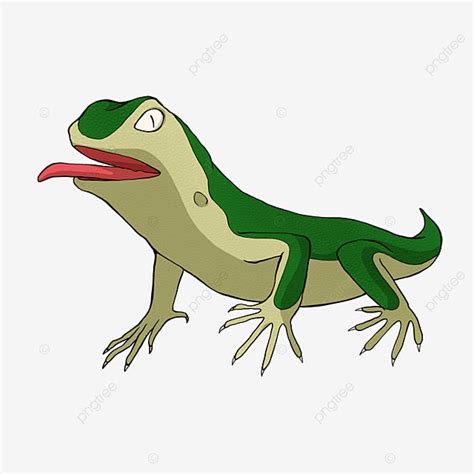 Lizard Clipart Sticking Out Tongue Cartoon Style, Lizard Clipart ...