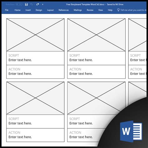 Free Storyboard Templates for Microsoft Word [.docx]