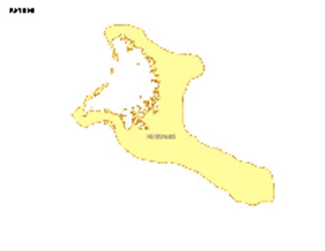 Editable Kiribati (Kiritimati Island) Map - Illustrator / PDF | Digital ...