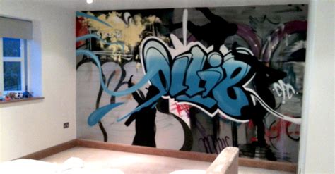 Graffiti Bedroom Decoration On The Wall