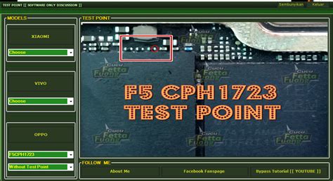 Oppo F5 CPH1723 Test Point Link