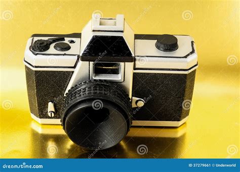 Classic 35mm Plastic Toy Photo Camera Stock Image - Image of analogue, focus: 37279661