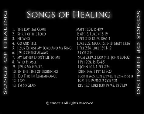 Songs of Healing - LivingSongs.org