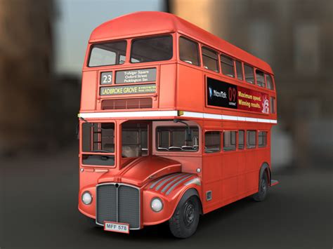 3d model london bus