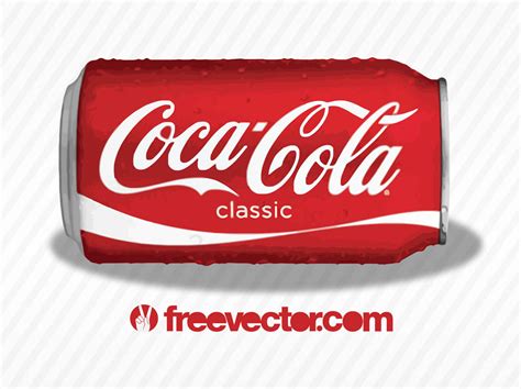 Coca Cola Classic Can Vector Art & Graphics | freevector.com