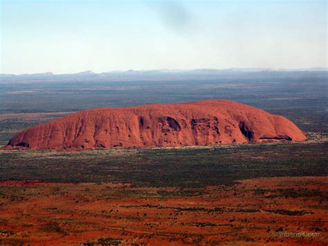 Uluru Aerial View (14 Jun 05)