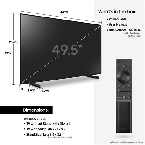 SAMSUNG 50-Inch Class Crystal 4K (2160p) 60Hz UHD AU8000 Series HDR, 3 HDMI Ports, Motion ...