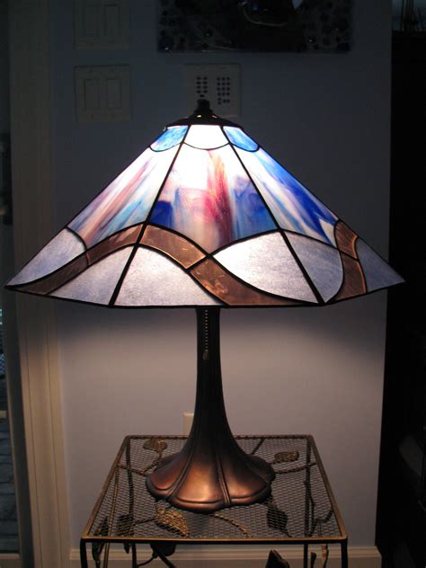 stained glass shade | Stained glass lamp shades, Wall lamp shades, Painting lamp shades