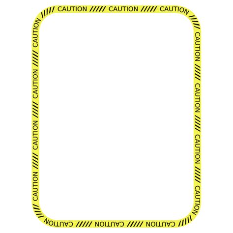 Caution Border Png