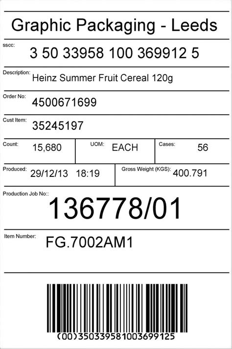 Pallet Labeller Gs Compliant Advanced Labelling Systems Ltd for Pallet Label Template – 10 ...