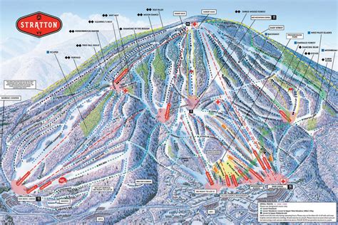 Stratton Ski Trail Map, Free Download