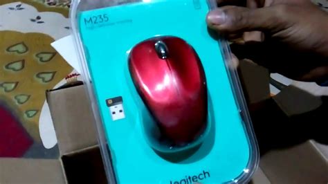 Logitech M235 Wireless Mouse (Red) UNBOXING & Review! - YouTube