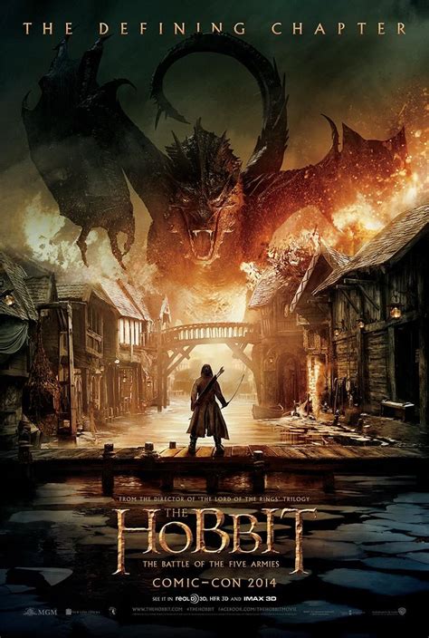 The Hobbit: The Battle of the Five Armies Poster Depicts a Dragon Standoff | Collider