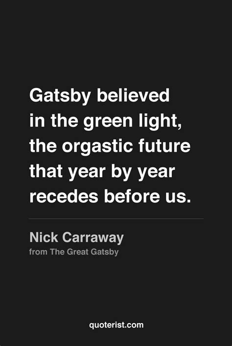 Gatsby Green Light Quote - ShortQuotes.cc