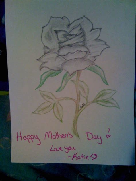 Rose Sketch Mothers Day Drawings 28++ Images Result | Duseyod