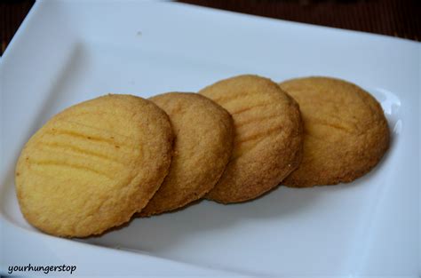 Custard Cookies (Eggless) | YourHungerStop