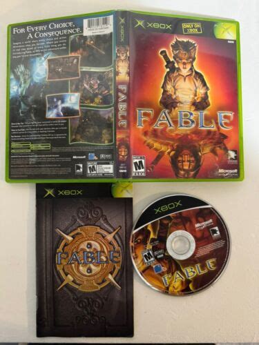 Fable, Original Xbox (Microsoft Xbox, 2004) - Complete with Manual ...